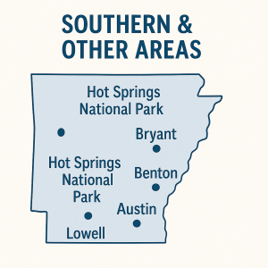 Cash home buyers serving Hot Springs and Bryant Arkansas with fast closings