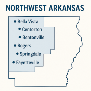 Homes sold in Bentonville Arkansas to Kade Homes