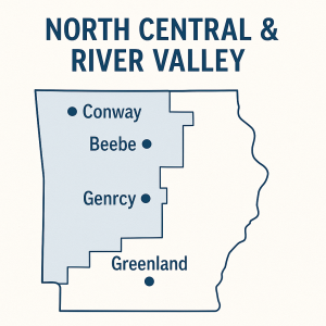 Recently purchased homes in Conway and Searcy Arkansas by Kade Homes