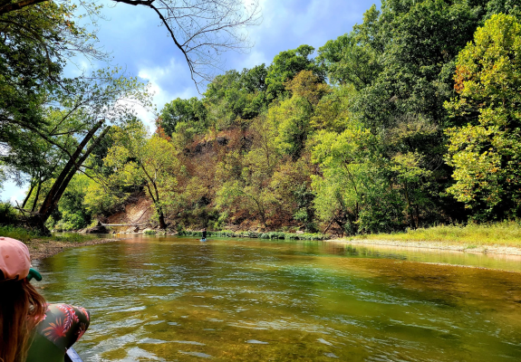 Lake Keith shoreline in Cave Springs, AR