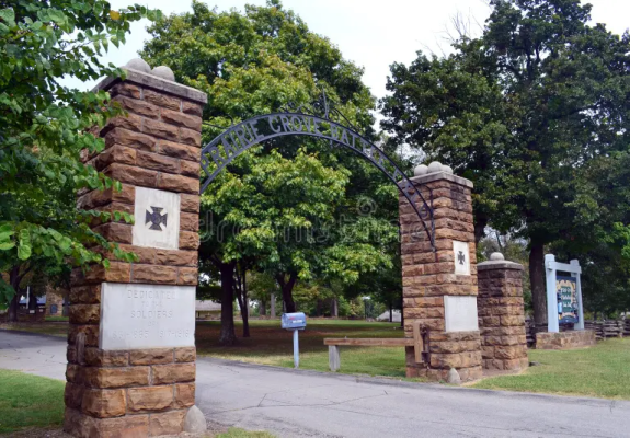prairie grove state park entrance to battlefield